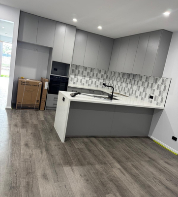 Modern custom home construction project in Melbourne by Veer Construction